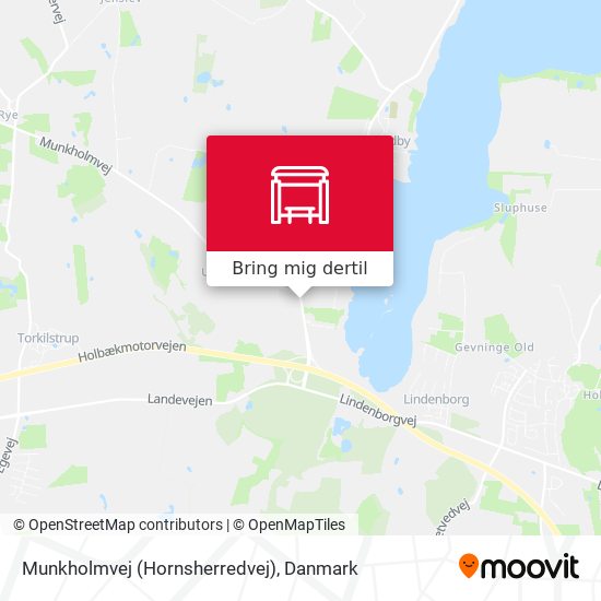 Munkholmvej (Hornsherredvej) kort