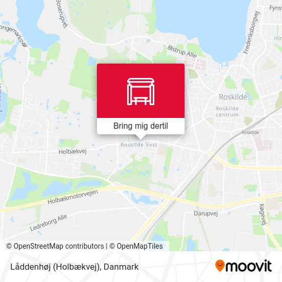 Låddenhøj (Holbækvej) kort