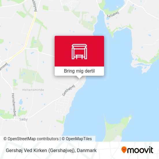 Gershøj Ved Kirken (Gershøjvej) kort
