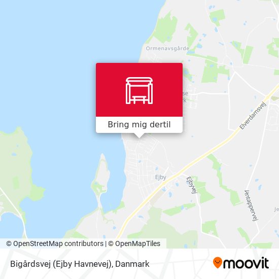 Bigårdsvej (Ejby Havnevej) kort