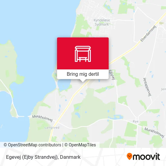 Egevej (Ejby Strandvej) kort