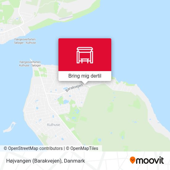 Højvangen (Barakvejen) kort