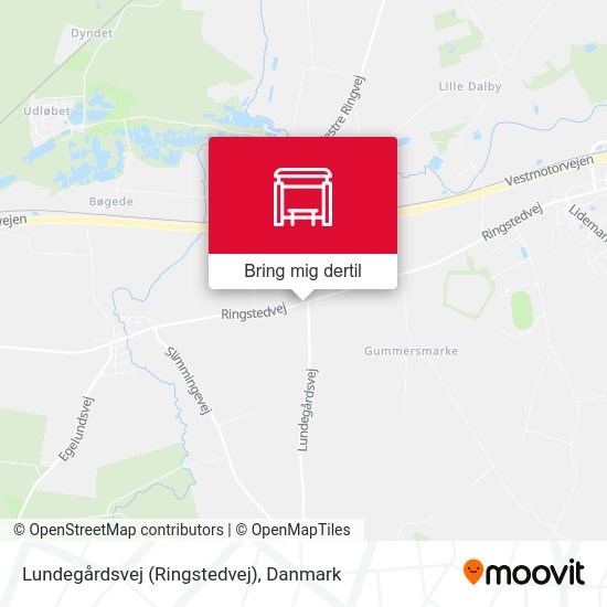 Lundegårdsvej (Ringstedvej) kort