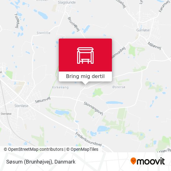 Søsum (Brunhøjvej) kort