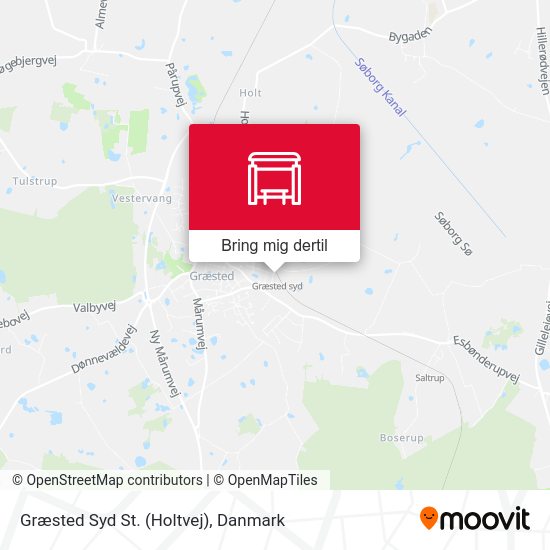 Græsted Syd St. (Holtvej) kort