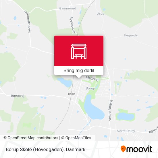 Borup Skole (Hovedgaden) kort