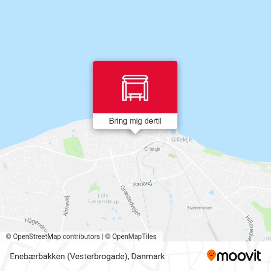Enebærbakken (Vesterbrogade) kort