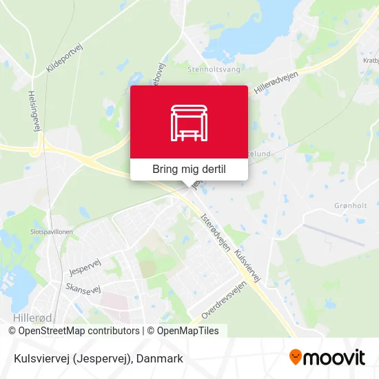 Kulsviervej (Jespervej) kort