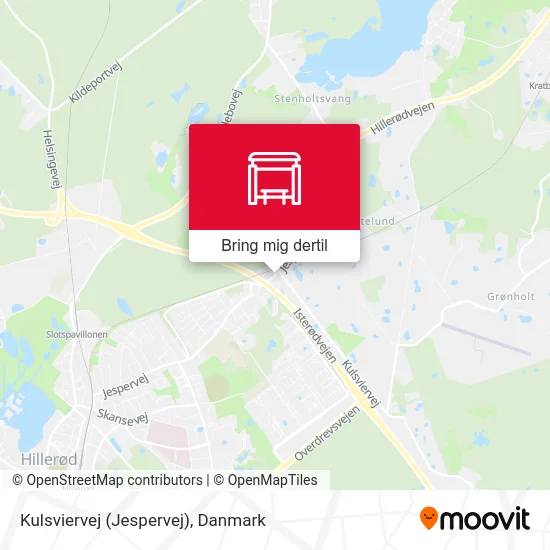 Kulsviervej (Jespervej) kort