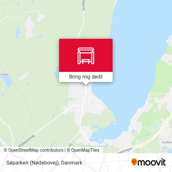 Søparken (Nødebovej) kort