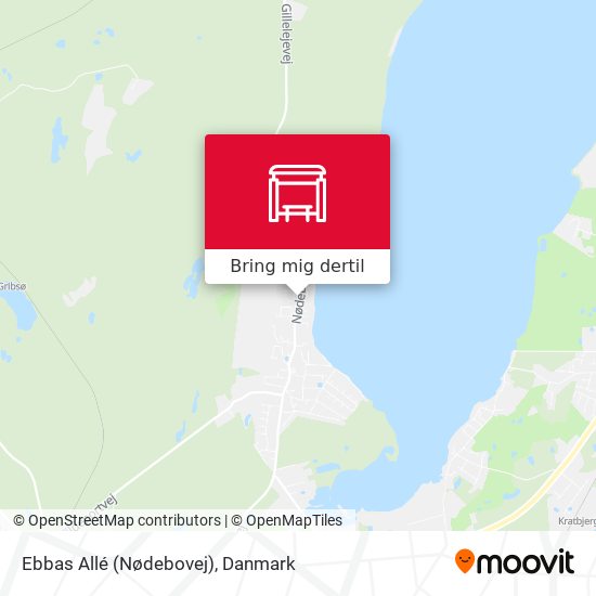Ebbas Allé (Nødebovej) kort