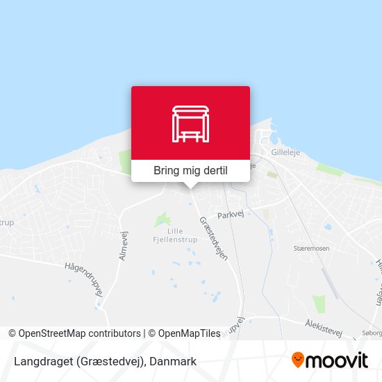 Langdraget (Græstedvej) kort
