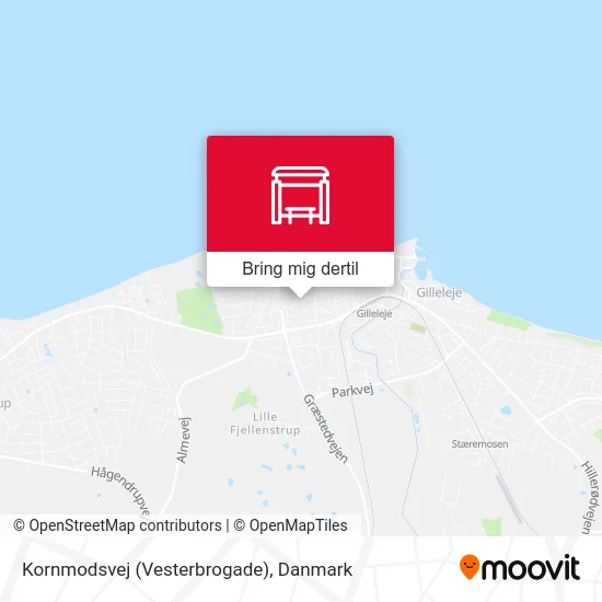 Kornmodsvej (Vesterbrogade) kort