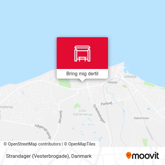 Strandager (Vesterbrogade) kort