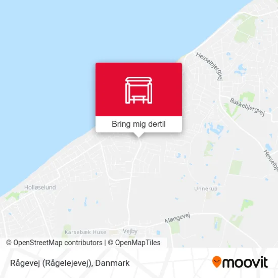 Rågevej (Rågelejevej) kort