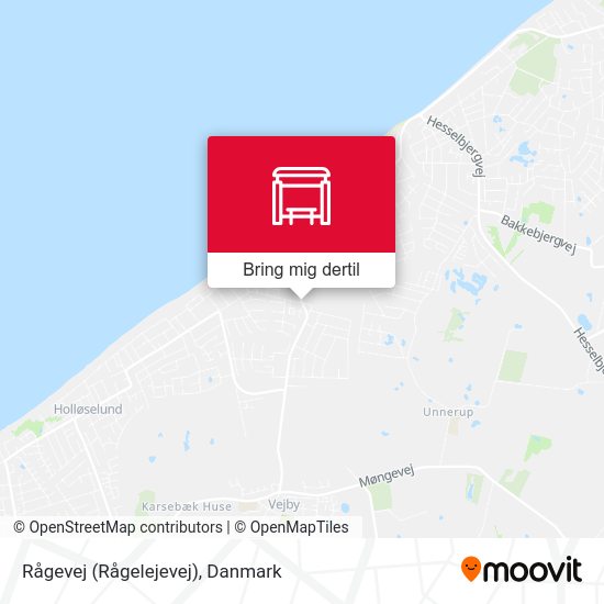 Rågevej (Rågelejevej) kort