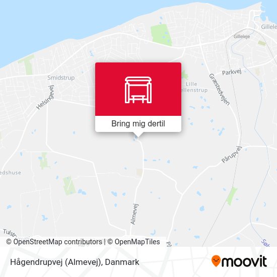 Hågendrupvej (Almevej) kort