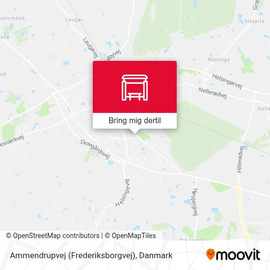 Ammendrupvej (Frederiksborgvej) kort