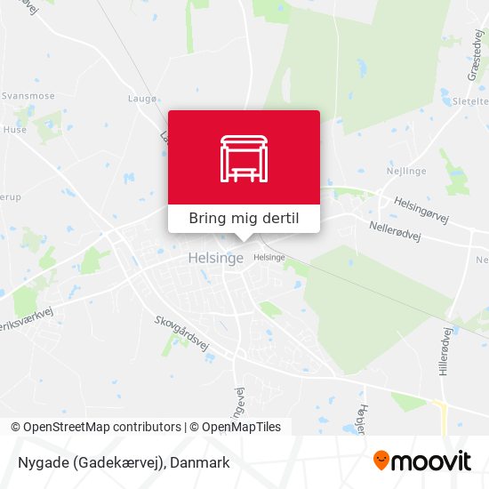 Nygade (Gadekærvej) kort