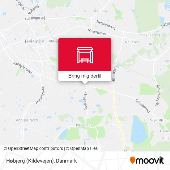 Høbjerg (Kildevejen) kort