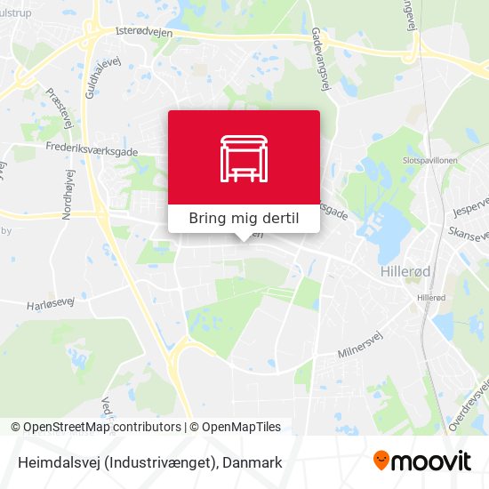Heimdalsvej (Industrivænget) kort