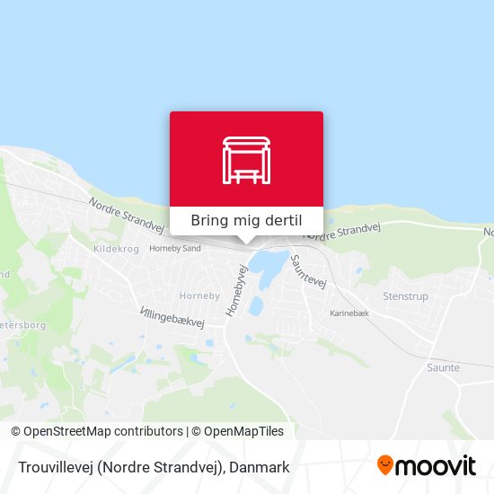 Trouvillevej (Nordre Strandvej) kort