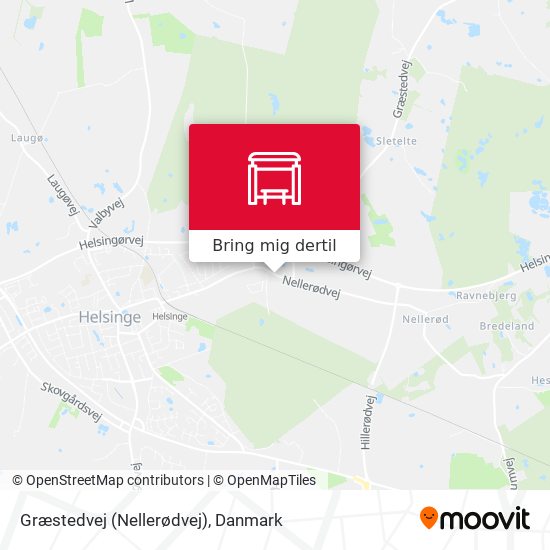 Græstedvej (Nellerødvej) kort