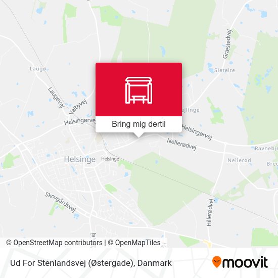 Ud For Stenlandsvej (Østergade) kort