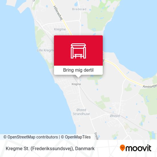 Kregme St. (Frederikssundsvej) kort