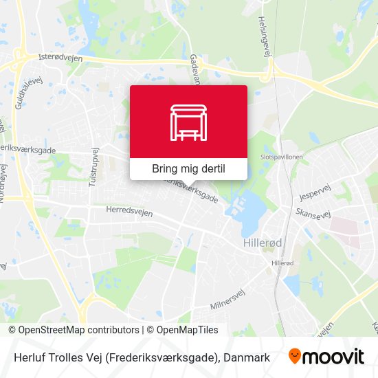 Herluf Trolles Vej (Frederiksværksgade) kort