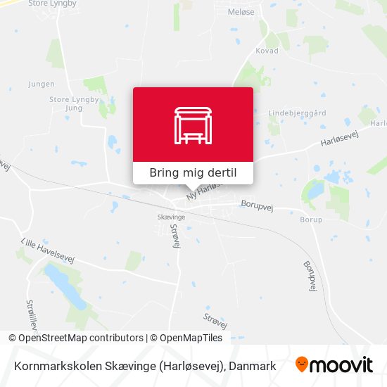 Kornmarkskolen Skævinge (Harløsevej) kort