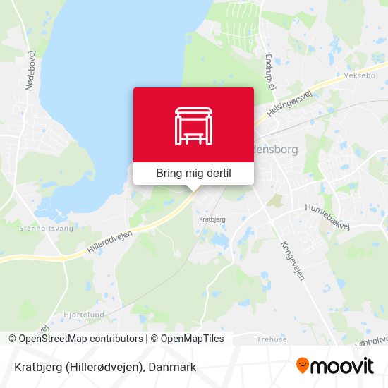 Kratbjerg (Hillerødvejen) kort
