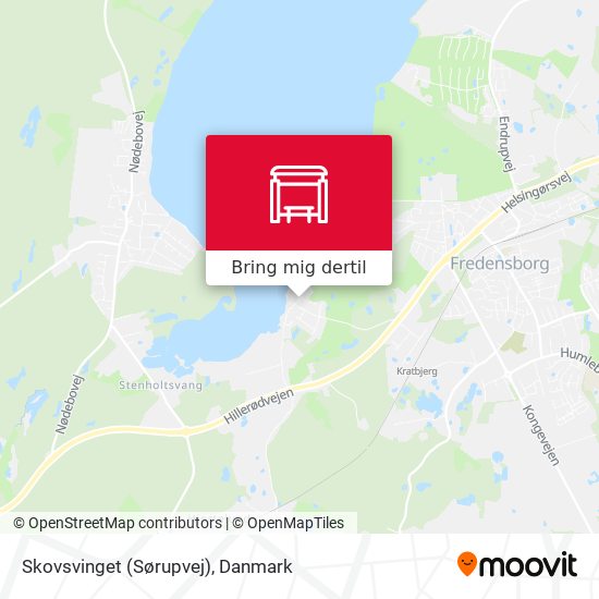 Skovsvinget (Sørupvej) kort