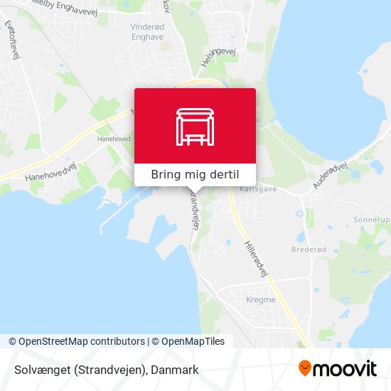 Solvænget (Strandvejen) kort