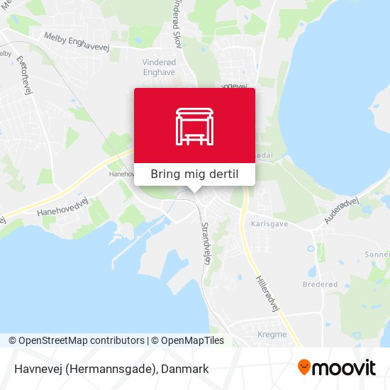 Havnevej (Hermannsgade) kort