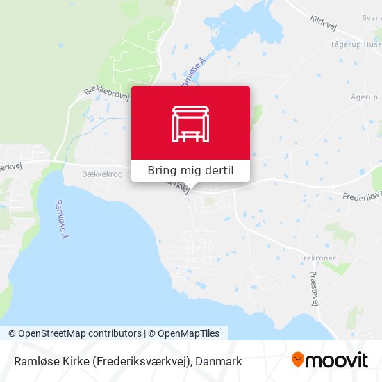 Ramløse Kirke (Frederiksværkvej) kort