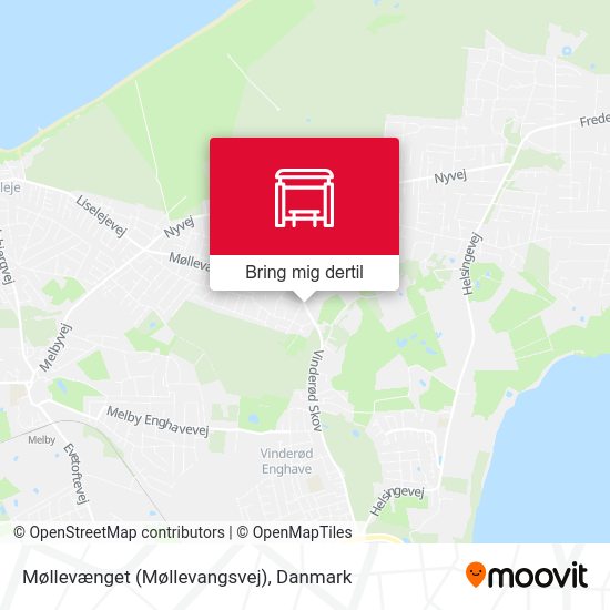Møllevænget (Møllevangsvej) kort