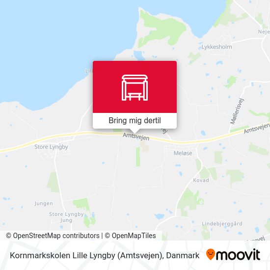 Kornmarkskolen Lille Lyngby (Amtsvejen) kort