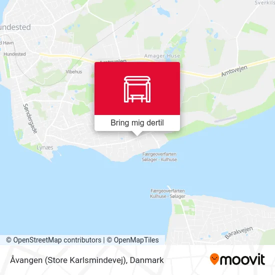 Åvangen (Store Karlsmindevej) kort