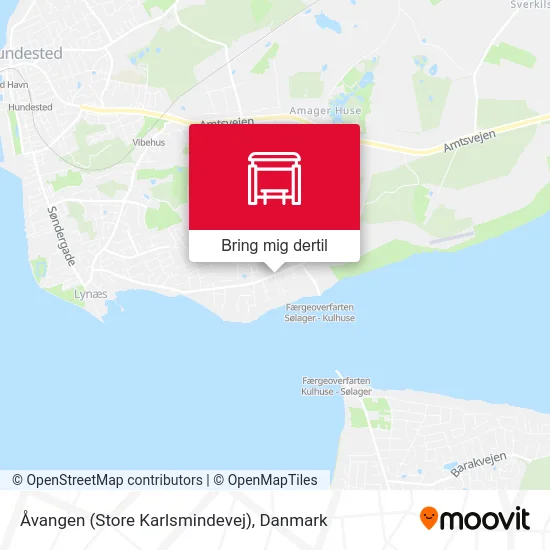 Åvangen (Store Karlsmindevej) kort