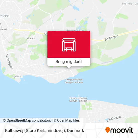 Kulhusvej (Store Karlsmindevej) kort