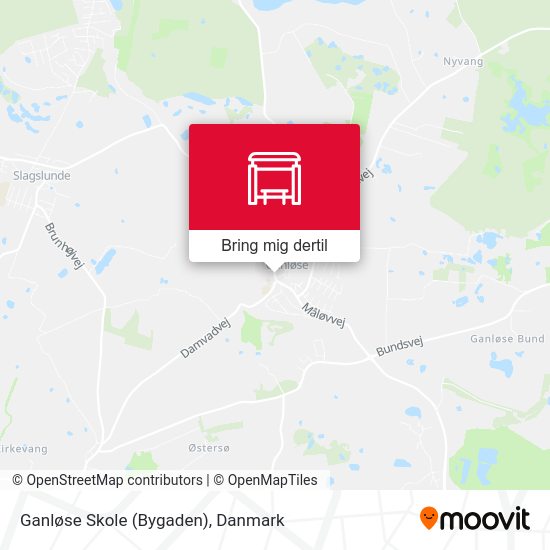 Ganløse Skole (Bygaden) kort