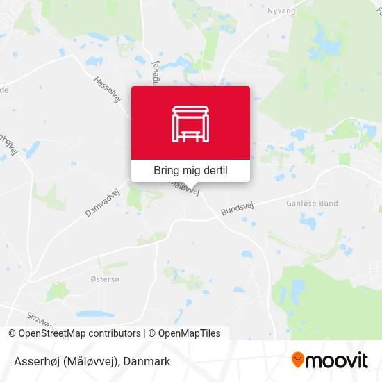 Asserhøj (Måløvvej) kort