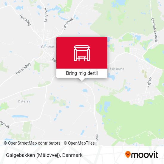 Galgebakken (Måløvvej) kort