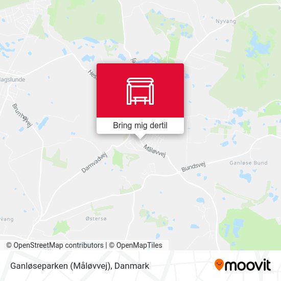 Ganløseparken (Måløvvej) kort