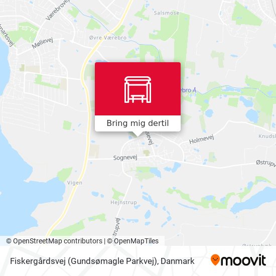 Fiskergårdsvej (Gundsømagle Parkvej) kort
