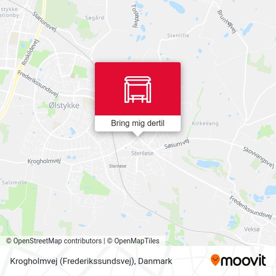 Krogholmvej (Frederikssundsvej) kort