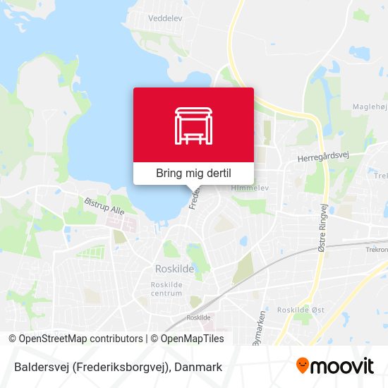 Baldersvej (Frederiksborgvej) kort