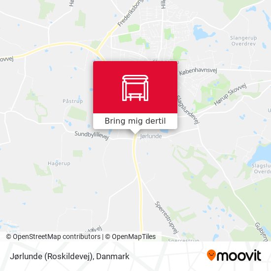 Jørlunde (Roskildevej) kort
