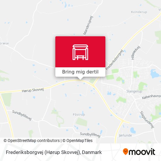 Frederiksborgvej (Hørup Skovvej) kort